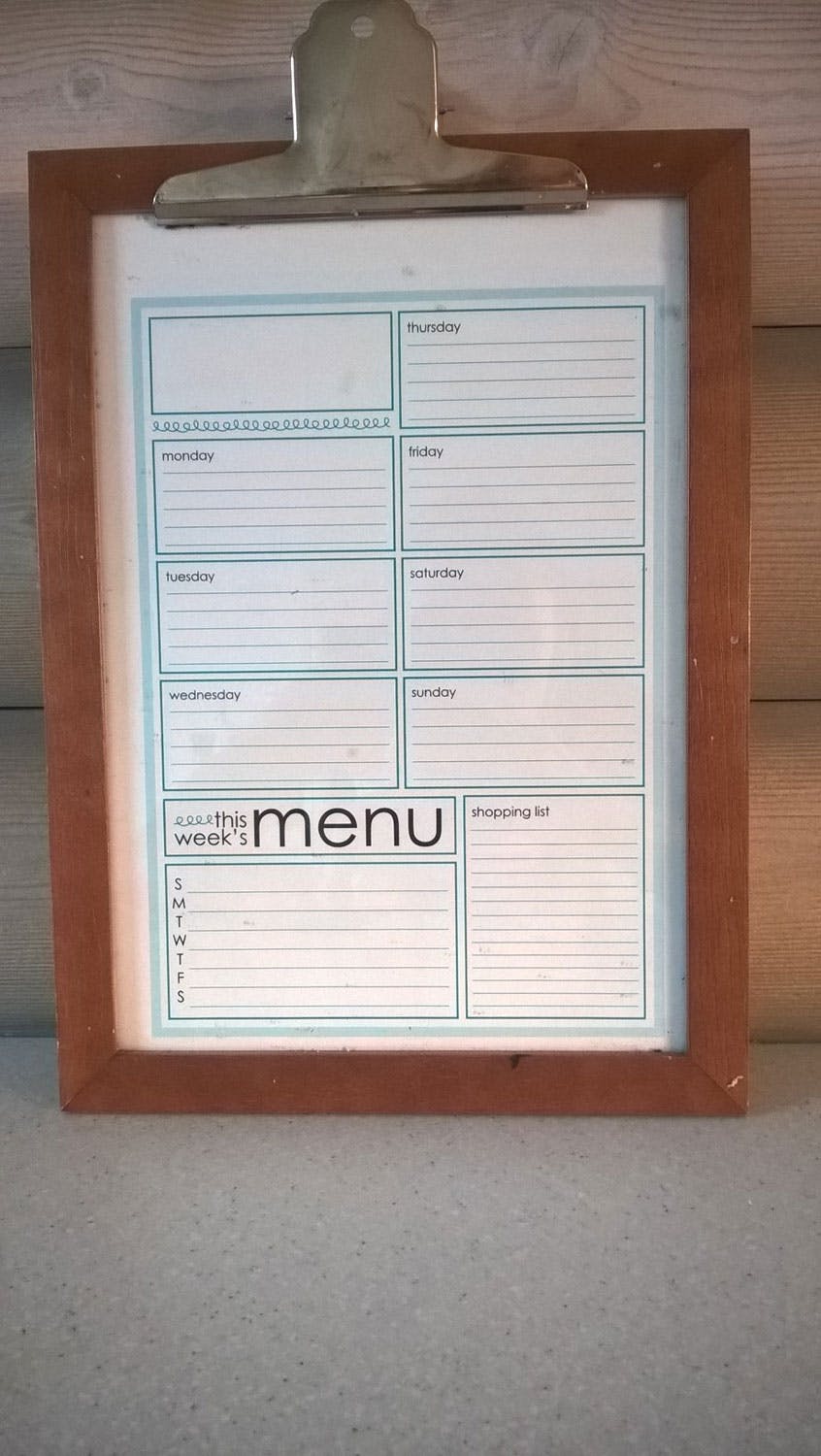 Lag en smart ukeplanlegger! DIY: Lag en smart ukeplanlegger!